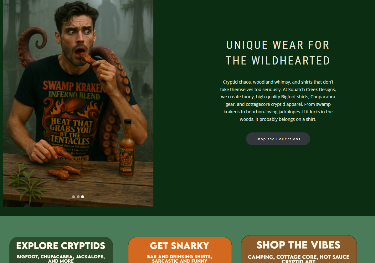 Squatch Creek (Print on Demand) screenshot